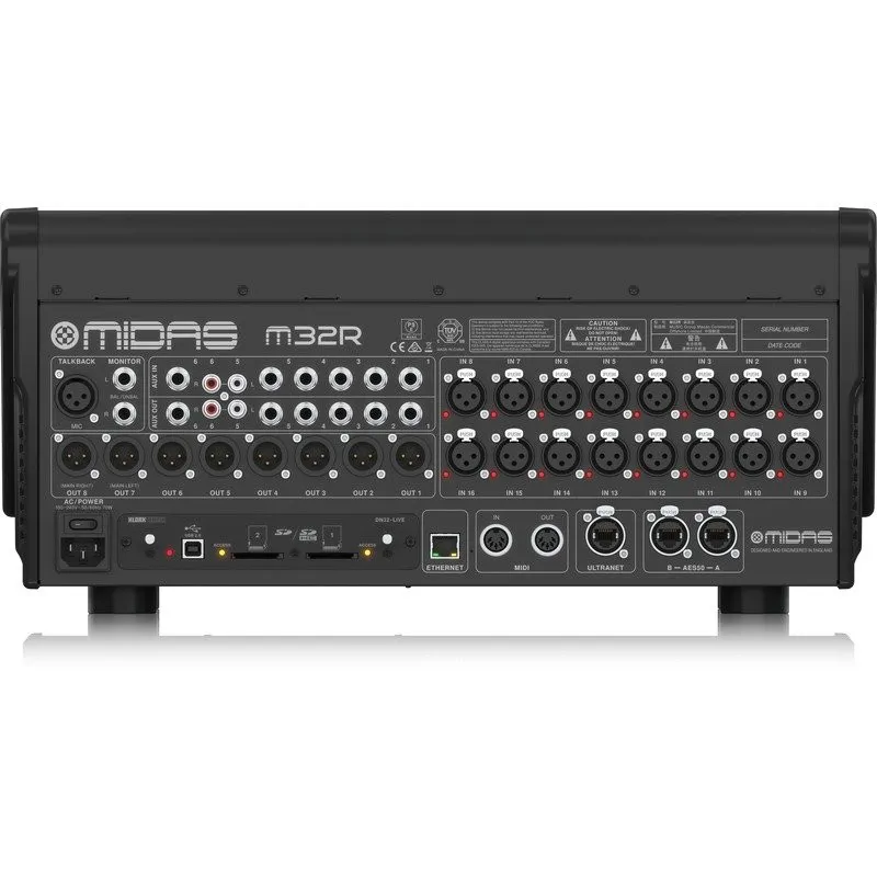 MIDAS Midas M32R LIVE Mikser cyfrowy z kartą DN32-Live - zdjecie 2