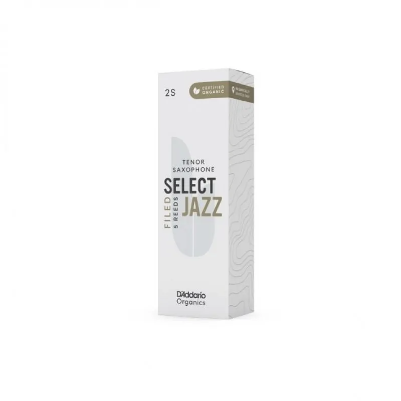 D'ADDARIO D'Addario Organic Select Jazz Filed Tenor Sax 2 Hard stroik saksofon tenorowy