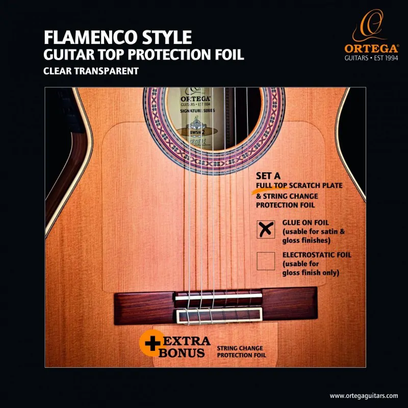 Ortega Ortega OPG-FLAM1 folia ochronna na gitarę