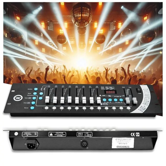 LIGHT4ME LIGHT4ME DMX 192 v2 suwakowy sterownik DMX - zdjecie 3