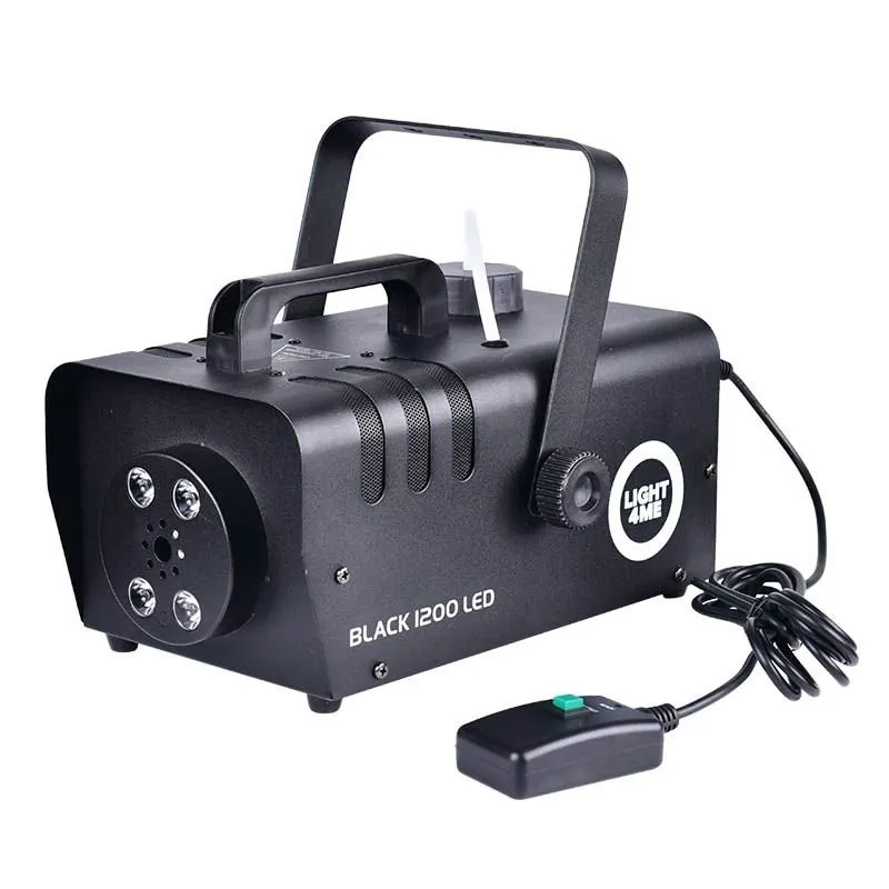 LIGHT4ME LIGHT4ME BLACK 1200 LED wytwornica dymu mgły - zdjecie 2
