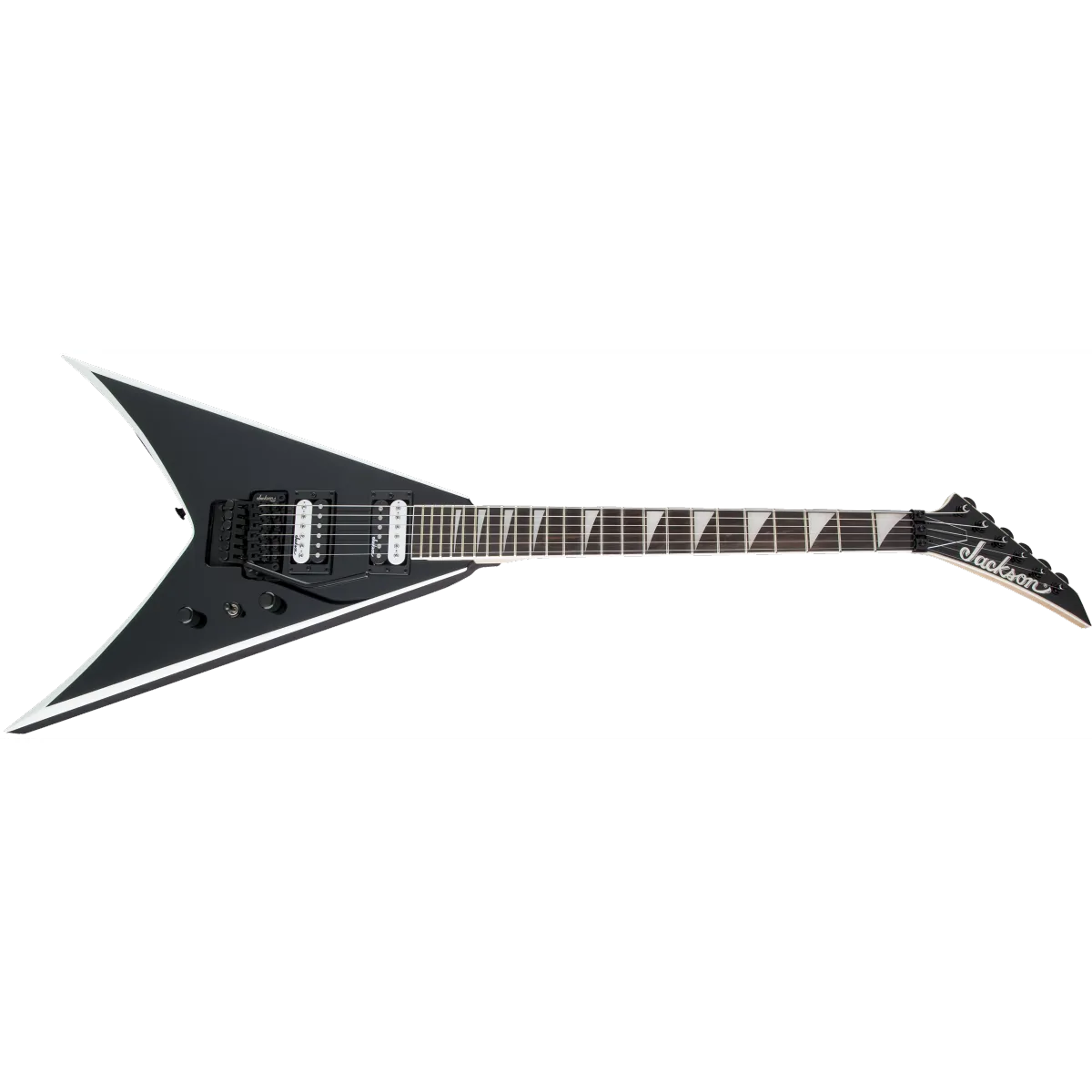 Jackson Jackson JS Series King V JS32 Amaranth Fingerboard Black with White Bevels - zdjecie 4
