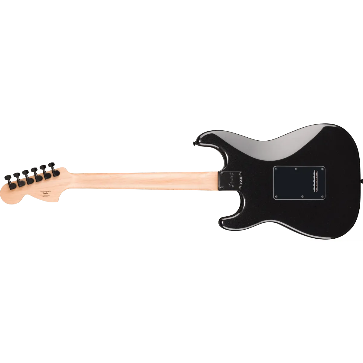 Squier Squier FSR Affinity Stratocaster HH Laurel Fingerboard Black Pickguard Black Hardware Matching Headstock Metallic Black - zdjecie 2