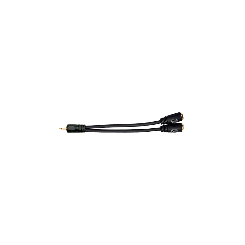 D'ADDARIO D'Addario PW-P047ZZ przejście Jack 3,5mm stereo - 2xgniazdo 3,5mm stereo
