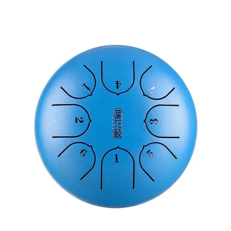 Hluru Hluru Tongue drum lotus 6" 8 ton TC8-6-SkyBlue