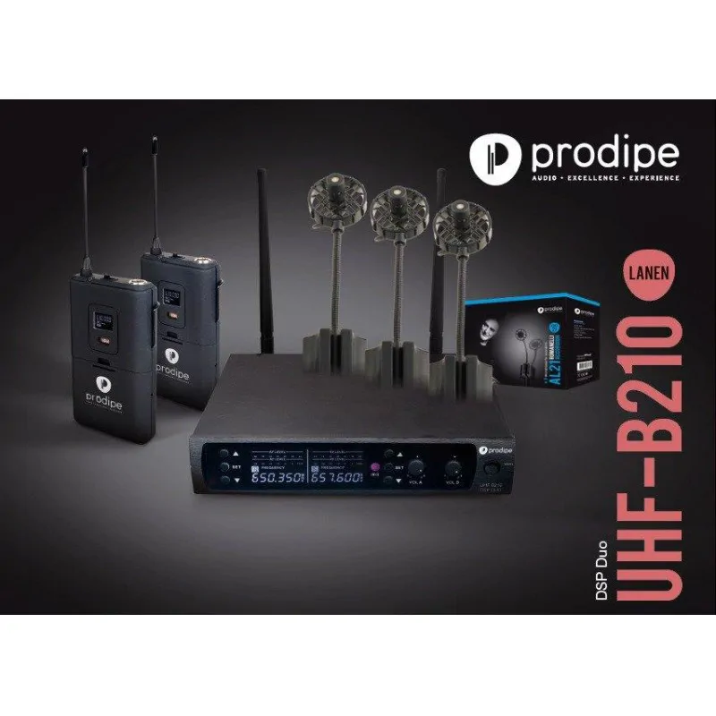 Prodipe Prodipe UHF DSP AL21 PACK DUO - zestaw mikrofonów instrumentalnych