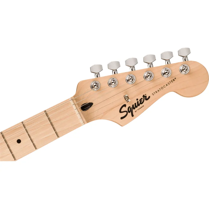 Squier Squier Sonic Stratocaster HT H Maple Fingerboard White Pickguard Flash Pink - zdjecie 5