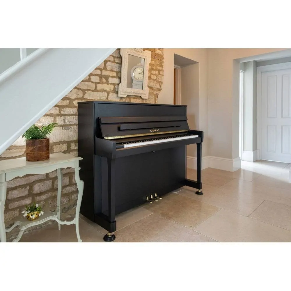 KAWAI KAWAI E200  pianino akustyczne czarny mat - zdjecie 6