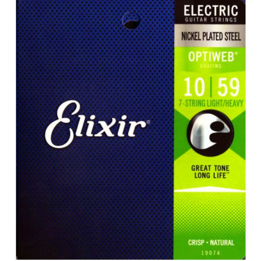 ELIXIR Elixir 19074 Optiweb LtHeavy (10-59) - struny do gitary elektrycznej - 7