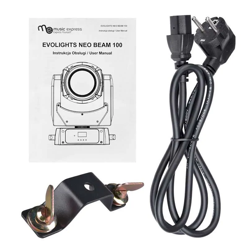 EVOLIGHTS EVOLIGHTS NEO BEAM 100W głowica ruchoma LED oświetlenie estradowe - zdjecie 7