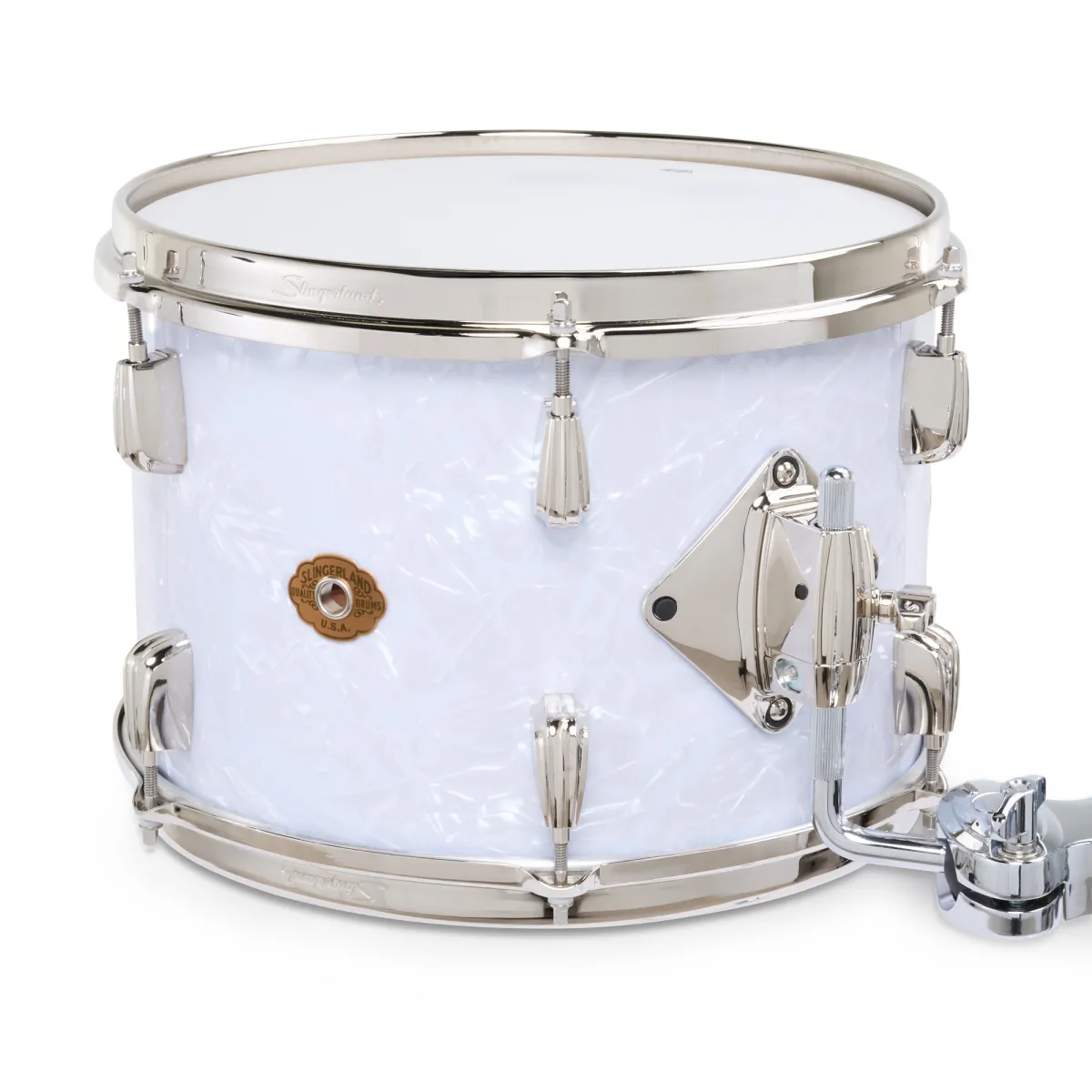 Slingerland Drums Company Slingerland Radio King 18,12,14 White Marine Pearl perkusja shell - zdjecie 5
