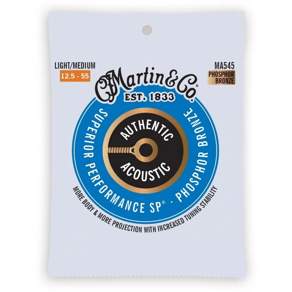 MARTIN Martin MA545 struny Light/Medium 92/8 12-54
