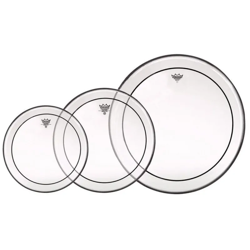 REMO Remo Pinstripe Clear 10/12/14 pack zestaw