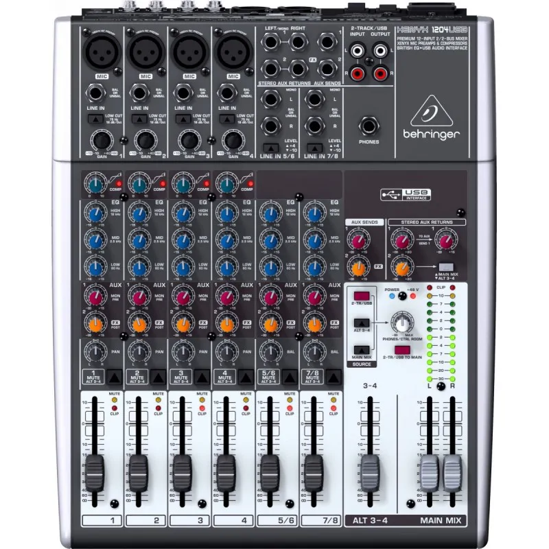 Behringer Behringer Mikser kompaktowy XENYX 1204USB