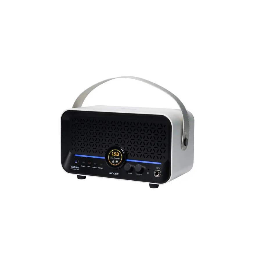 Mooer Mooer F15i Li Multi-Effects & Modeling Guitar Combo 2x 2" 15 Watt Snowfall White - zdjecie 4