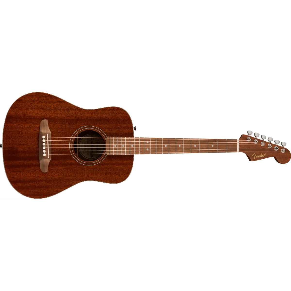 FENDER Fender California Standard Redondo Mini with Bag Sapele Top Natural Sapele