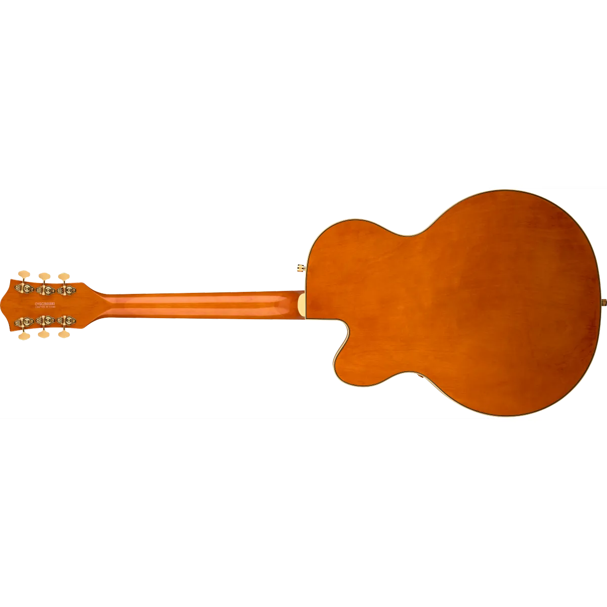 Gretsch Gretsch Synchromatic Nashville Hollow Body Single-Cut with Bigsby Ebony Fingerboard 50's Orange Stain - zdjecie 2