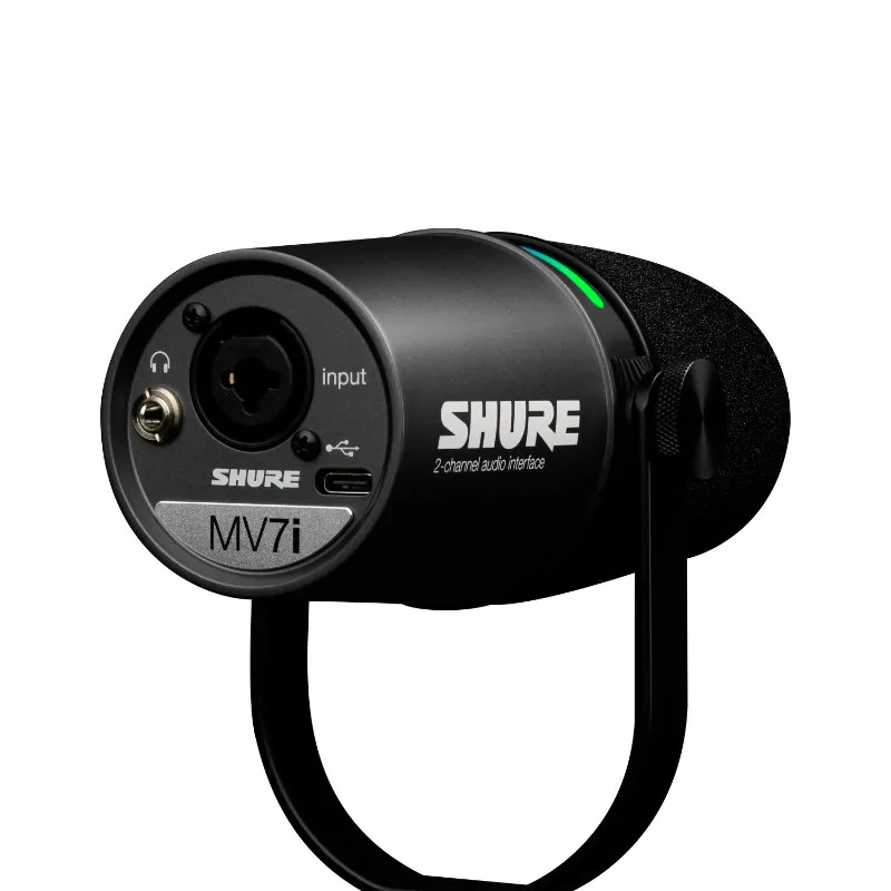 SHURE Shure MV7i - Mikrofon lektorski/wokalny z wbudowanym interfejsem audio - zdjecie 4