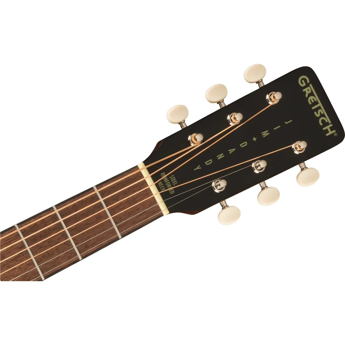 Gretsch Gretsch Deltoluxe Dreadnought Walnut Fingerboard Tortoiseshell Pickguard Black Top - zdjecie 5