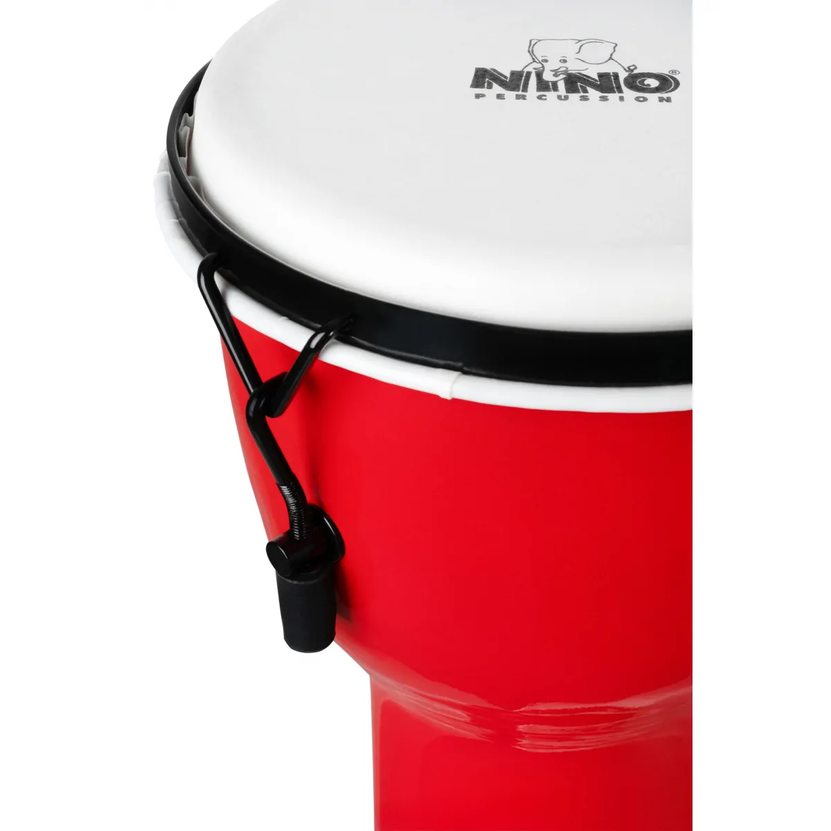 NINO Nino PMDJ-R Djembe syntetyczna czerwona 8" - zdjecie 3