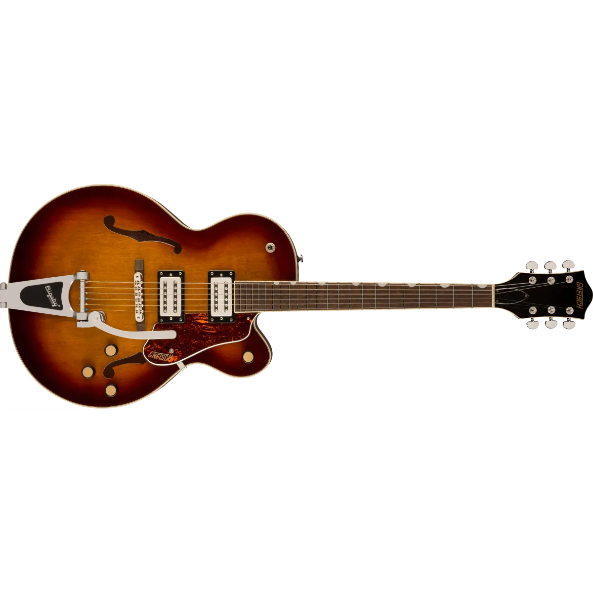 Gretsch Gretsch G2420T Streamliner Hollow Body with Bigsby Laurel Fingerboard Broad'Tron BT-3S Pickups Havana Burst