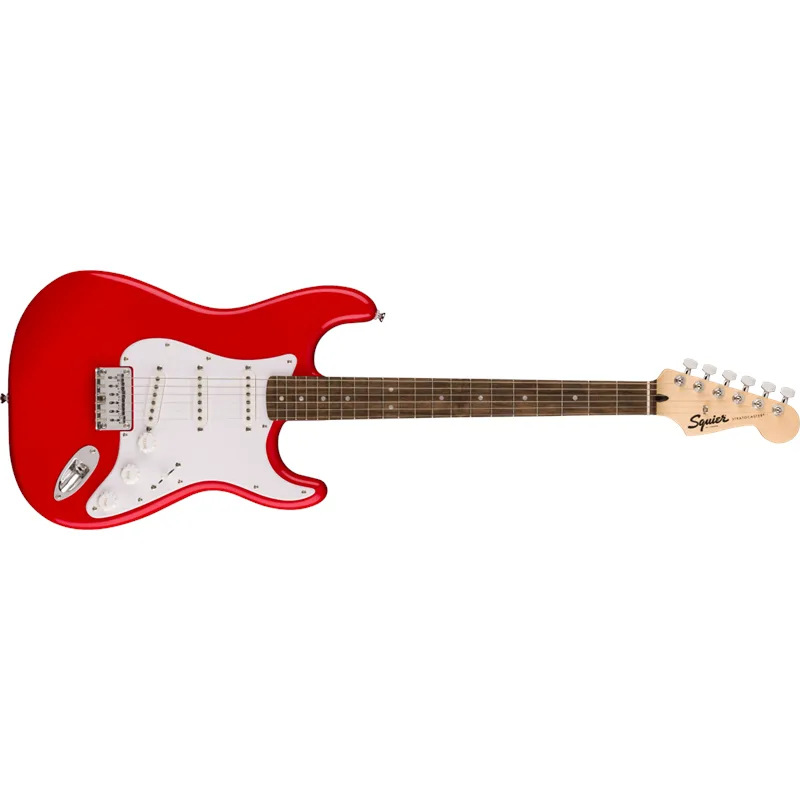 Squier Squier Sonic Stratocaster HT Laurel Fingerboard White Pickguard Torino Red