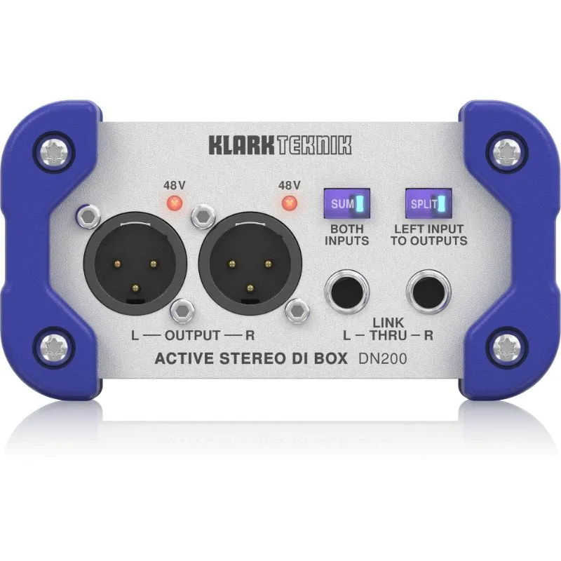 Klark Teknik Klark Teknik DN200 V2 DI-Box aktywny 2-kanałowy - zdjecie 2