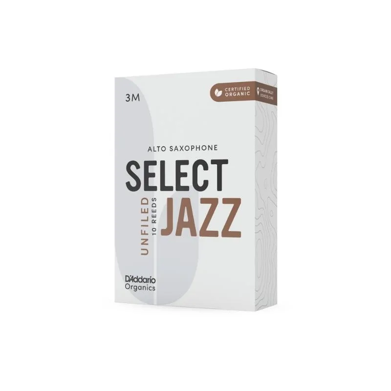 D'ADDARIO D'Addario Organic Select Jazz Unfiled 3M stroik do saksofonu altowego