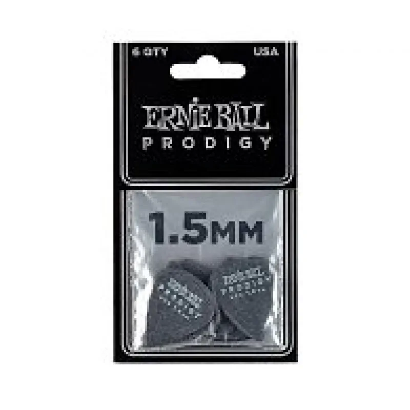 Ernie Ball Ernie Ball 9199 kostki gitary zestaw 6 szt Prodigy 1,5mm - zdjecie 2