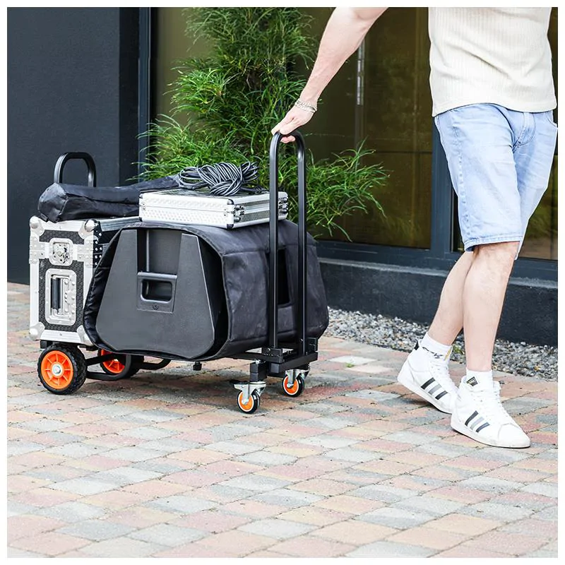 DNA DNA CART M1 wózek transportowy składany pojemny metalowy platforma dwa uchwyty 150 kg - zdjecie 3