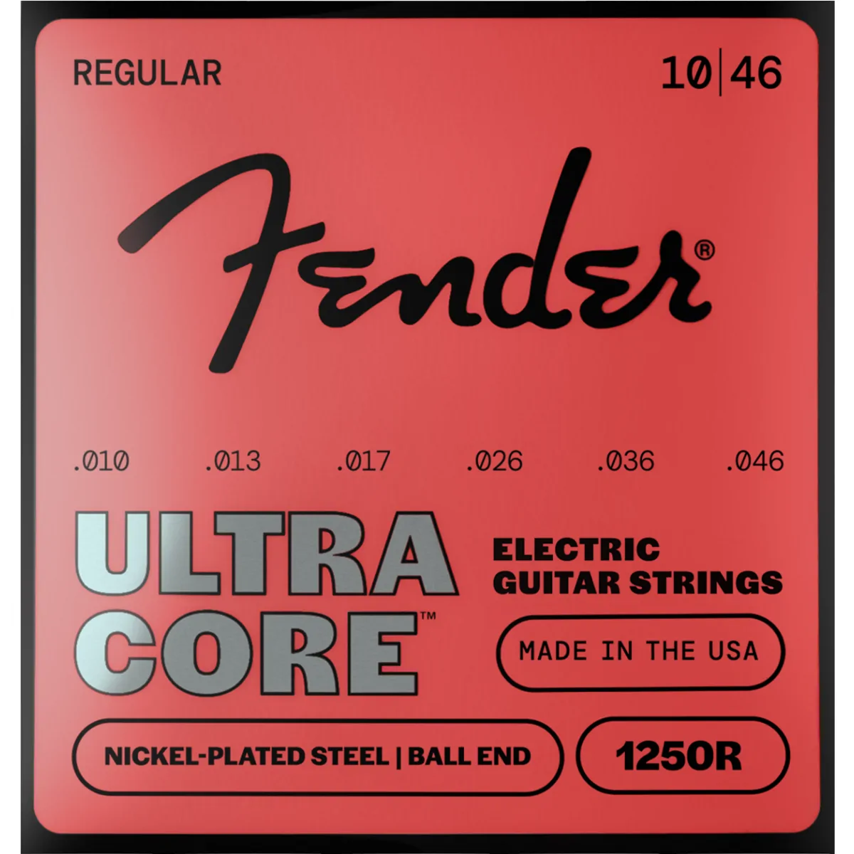 FENDER Fender 1250R Ultracore 10-46 Ball end Nickel Plated Steel NPS