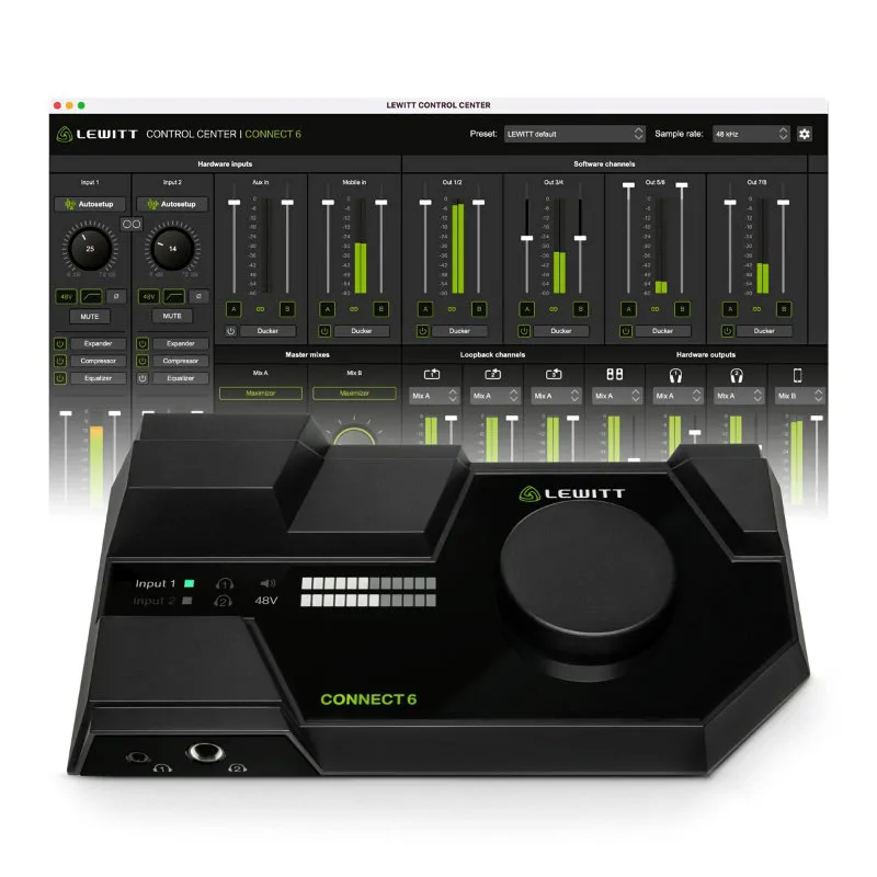 Lewitt LEWITT CONNECT 6 interfejs audio - zdjecie 4