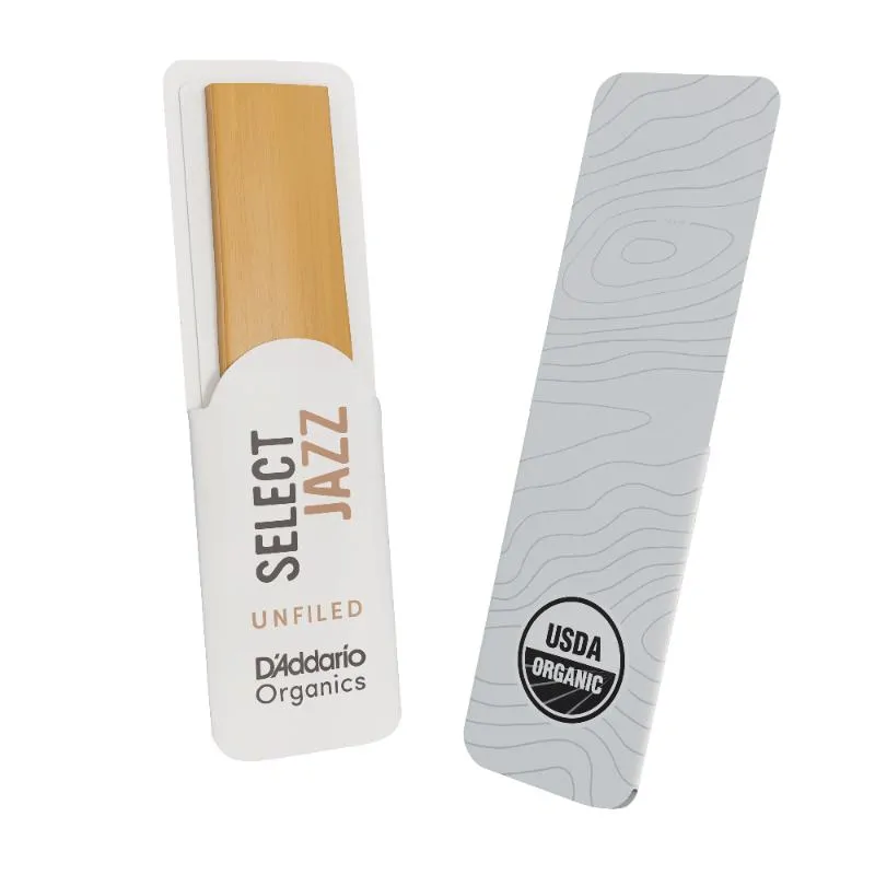 D'ADDARIO D'Addario Organic Select Jazz Unfiled 3S stroik do saksofonu altowego - zdjecie 5