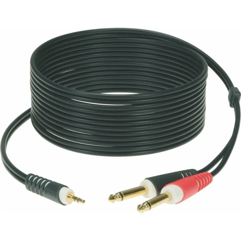 Klotz KLOTZ AY5-0600 kabel 1x mini jack - 2x jack 6m