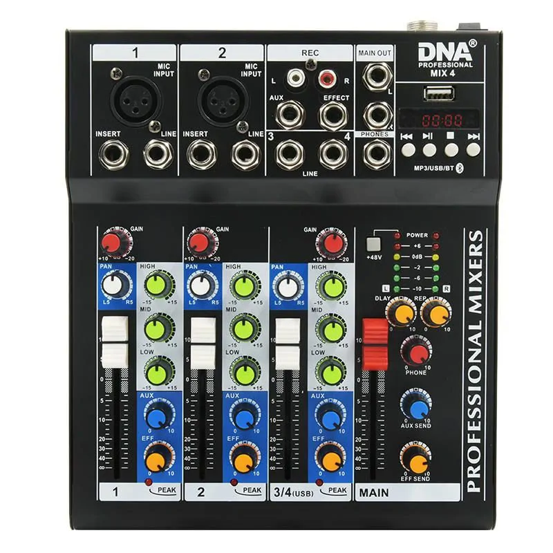 DNA DNA MIX 4 mikser audio USB MP3 analogowy 4 kanały