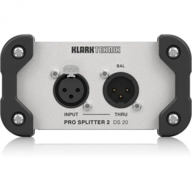 Klark Teknik Klark Teknik DS20 splitter pasywny XLR 1 in 2 out