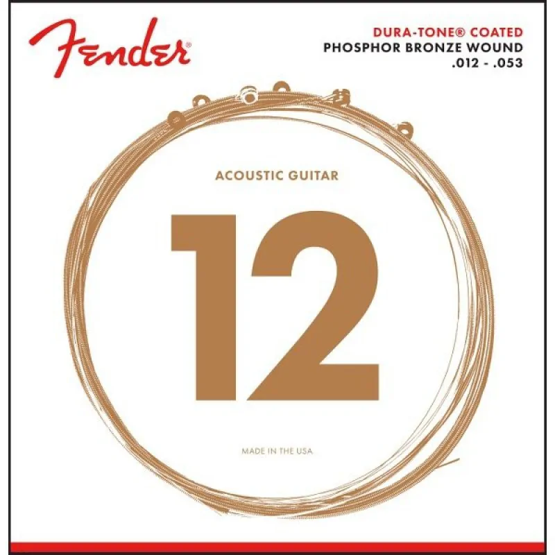 FENDER Fender 860L 12-53 struny akustyczne phosphor bronze