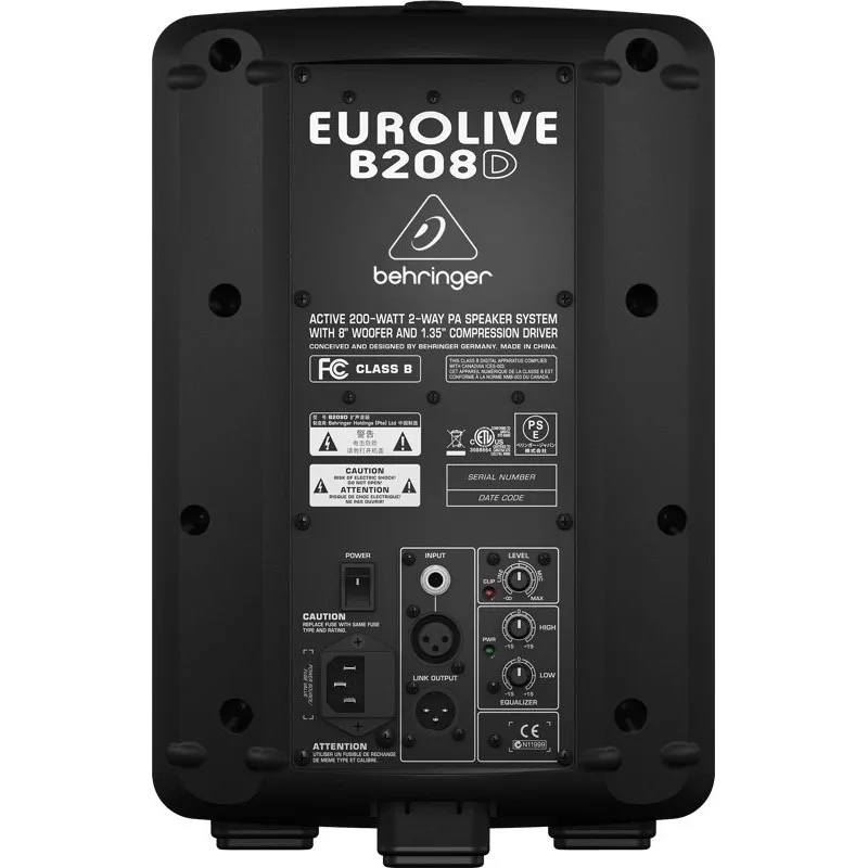 Behringer Behringer Kolumny aktywne EUROLIVE B208D - zdjecie 2