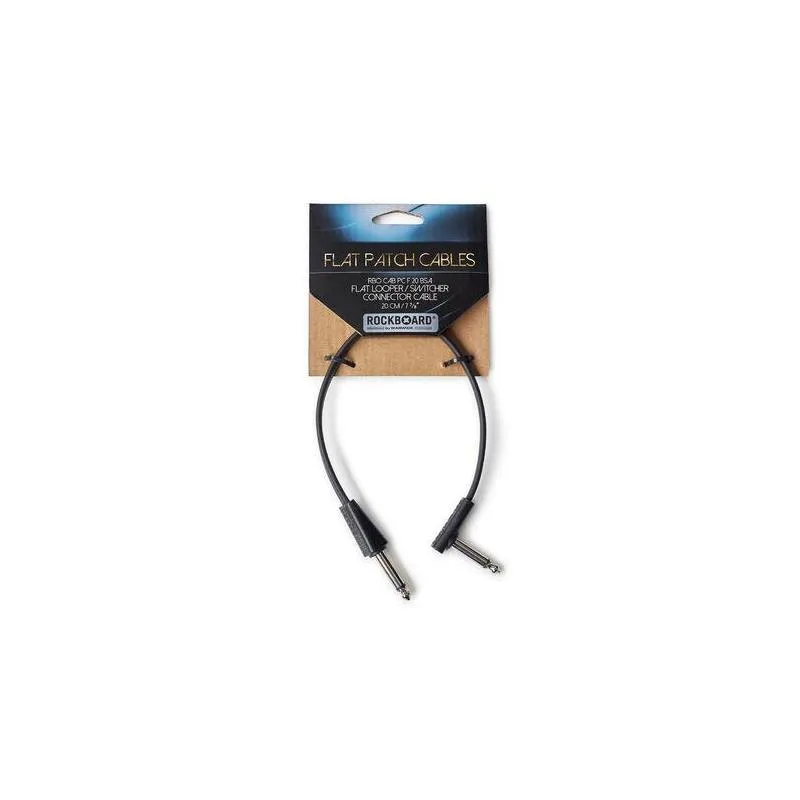 Rockboard Rockboard Flat TS kabel 20cm prosty-kątowy jack mono - zdjecie 4