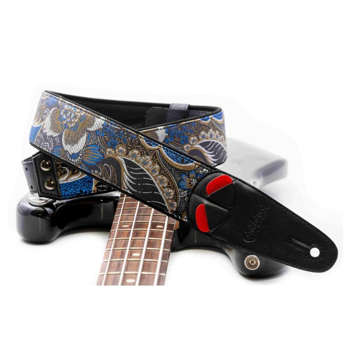 RightOn! Straps RightOn! Hokkaido Black Mojo Pas do gitary - zdjecie 7
