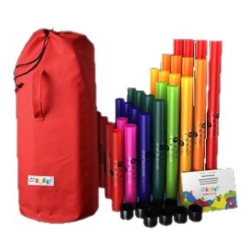BOOMWHACKERS Bum Bum Rurki - zestaw przedszkolny duży 28 rurek