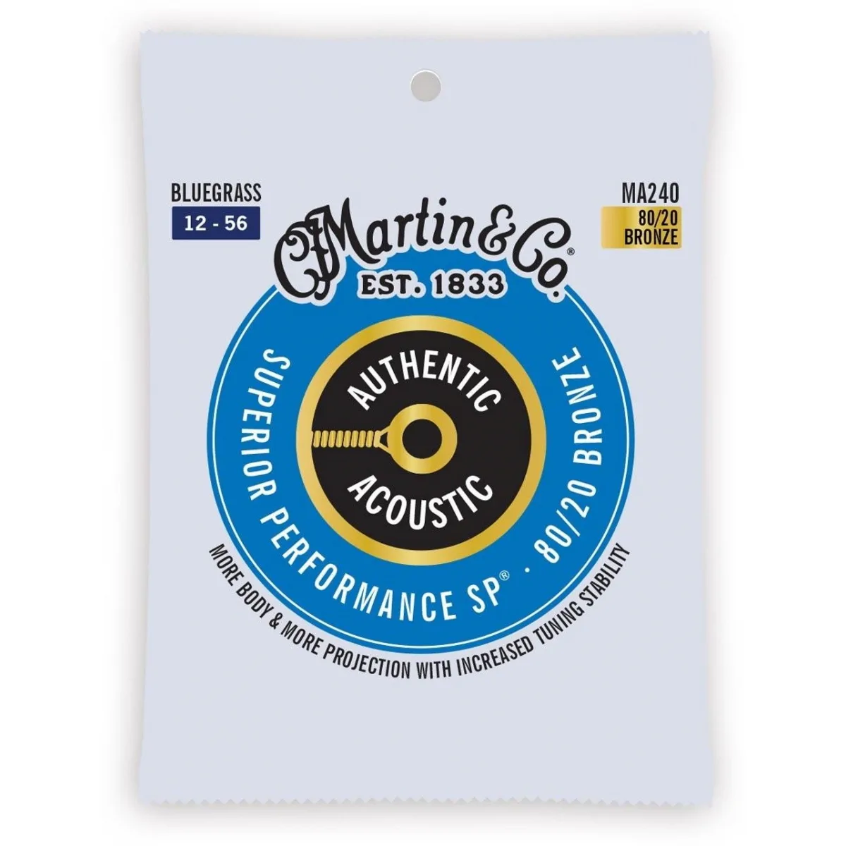 MARTIN Martin MA240 struny Bluegrass 80/20 12-56