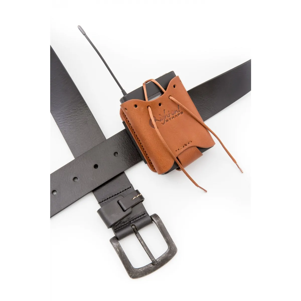 RightOn! Straps RightOn! Wireless Pocket Etui na nadajnik bezprzewodowy ciemmy brąz - zdjecie 5