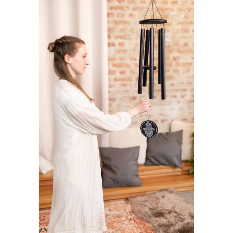 Meinl Sonic Energy MEINL Sonic Energy Hamsa Meditation Chime, 36" / 90 cm, 432 Hz, Black - zdjecie 3