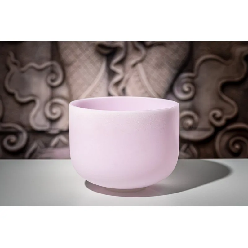 Meinl Sonic Energy MEINL Sonic Energy Rose Quartz Crystal Singing Bowl 10" / F 432 Hz / Heart Chakra - zdjecie 2