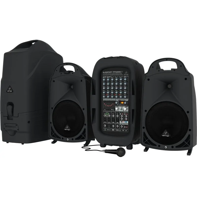 Behringer Behringer EUROPORT PPA2000BT - przenośny system nagłosnieniowy - zdjecie 2