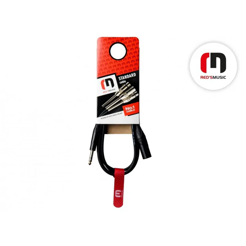 Red's Music Red`s MCN 15 30 BK Kabel Mikrofonowy Standard 3m - zdjecie 2