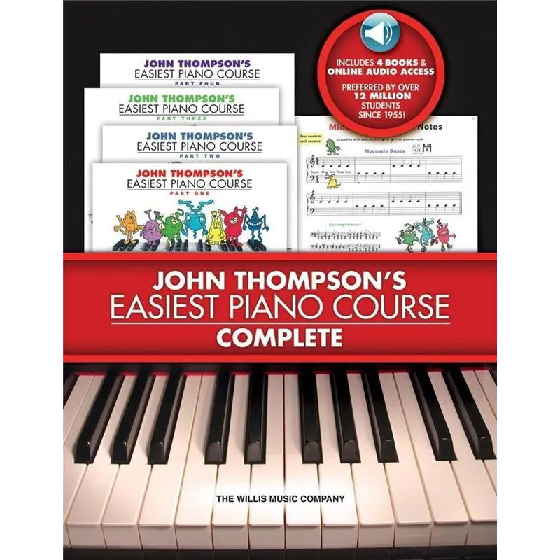 Willis Music John Thompson's Easiest Piano Course - Complete