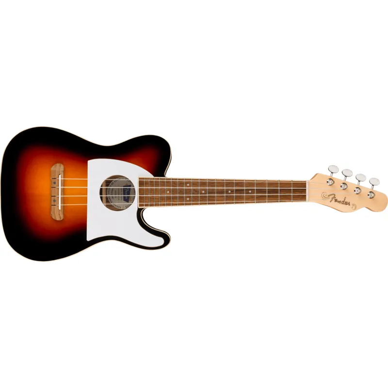 FENDER Fender Fullerton Tele Uke Walnut Fingerboard White Pickguard 2-Color Sunburst