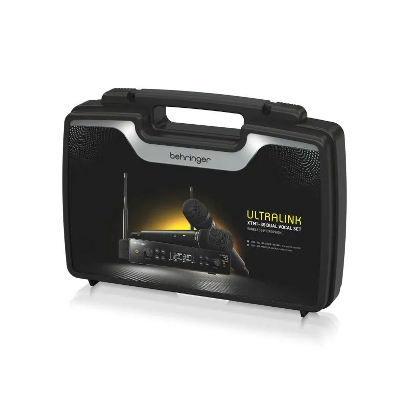 Behringer Behringer XTM1-35 DUAL VOCAL SET System bezprzewodowy UHF z 2 mikrofonami bezprzewodowymi - zdjecie 4